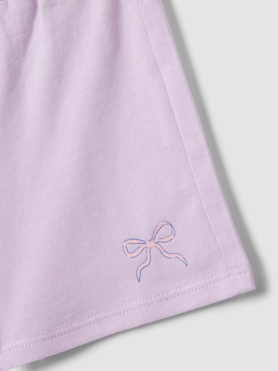 Twin pack of purple pure cotton shorts_3