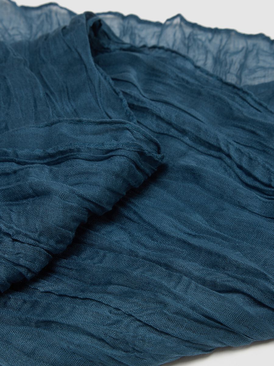 Light Blue Regular Fit Scarf_2