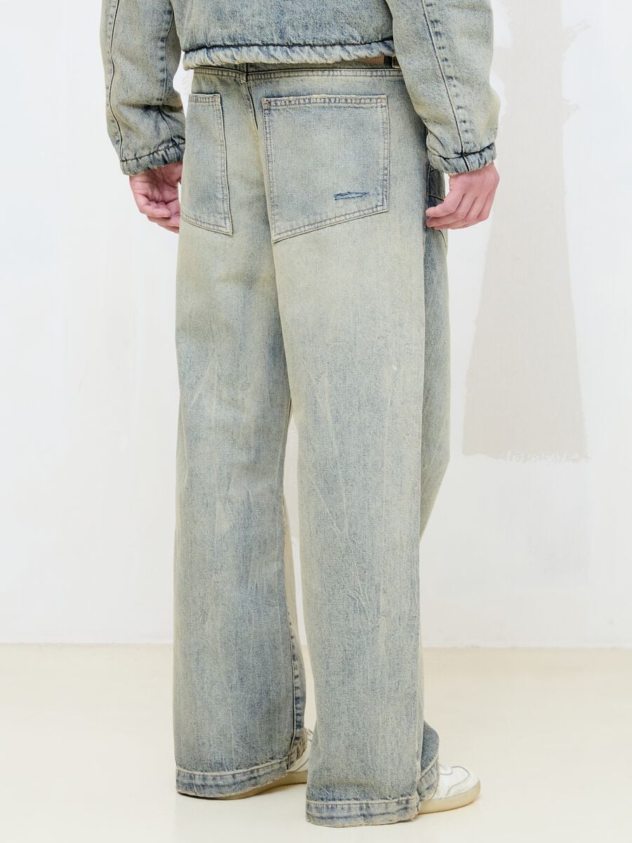 Wide Leg Denim Vintage Light Blue_3