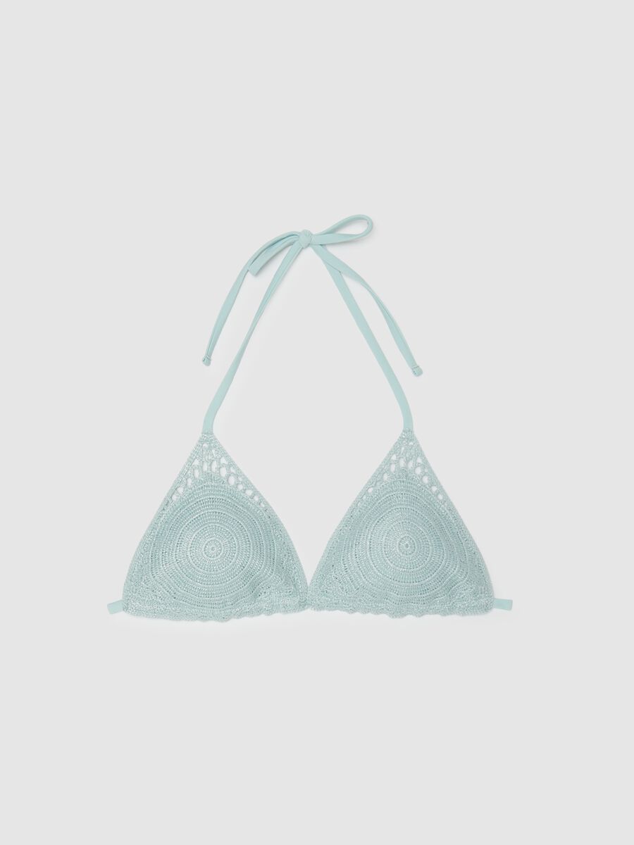 Women's blue regular fit bikini_5