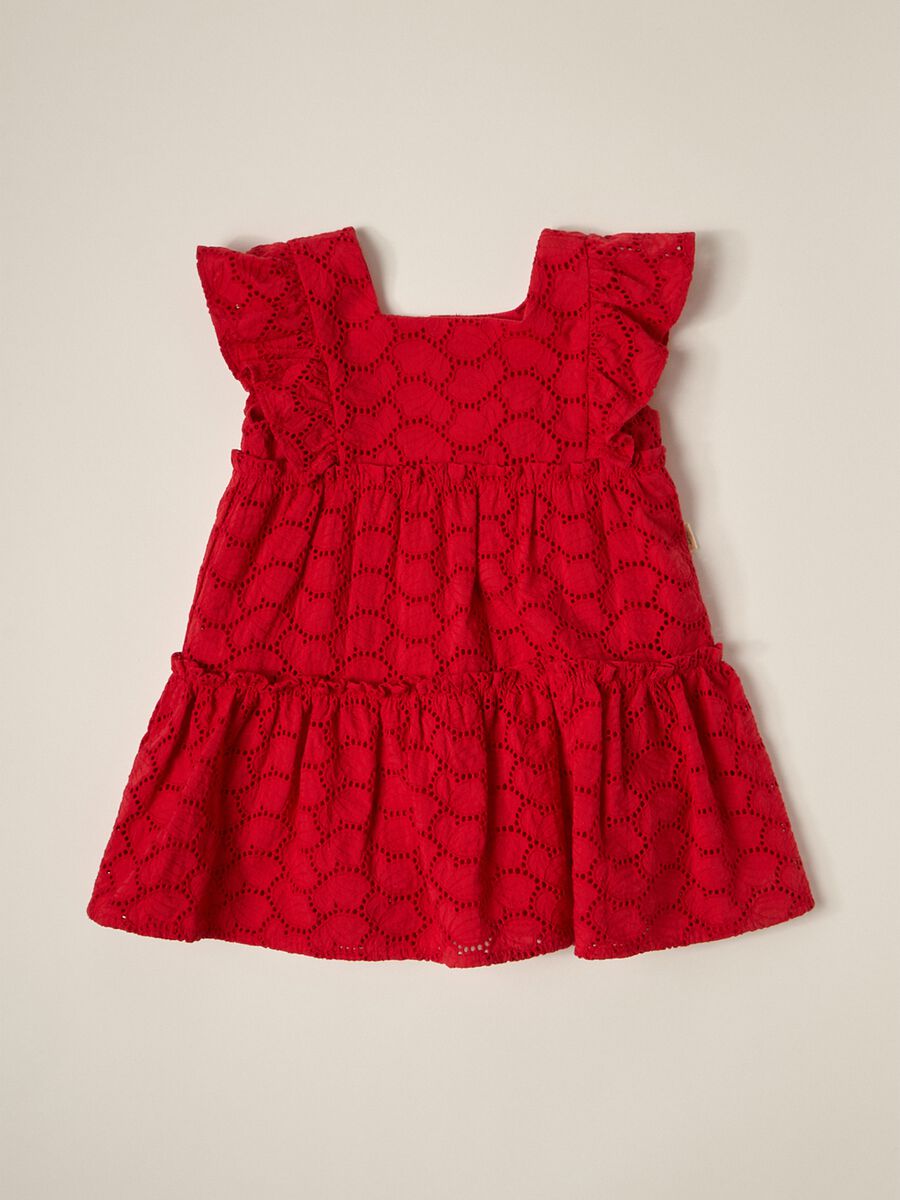Infant Pure Cotton Sangallo Dress by IANA_0