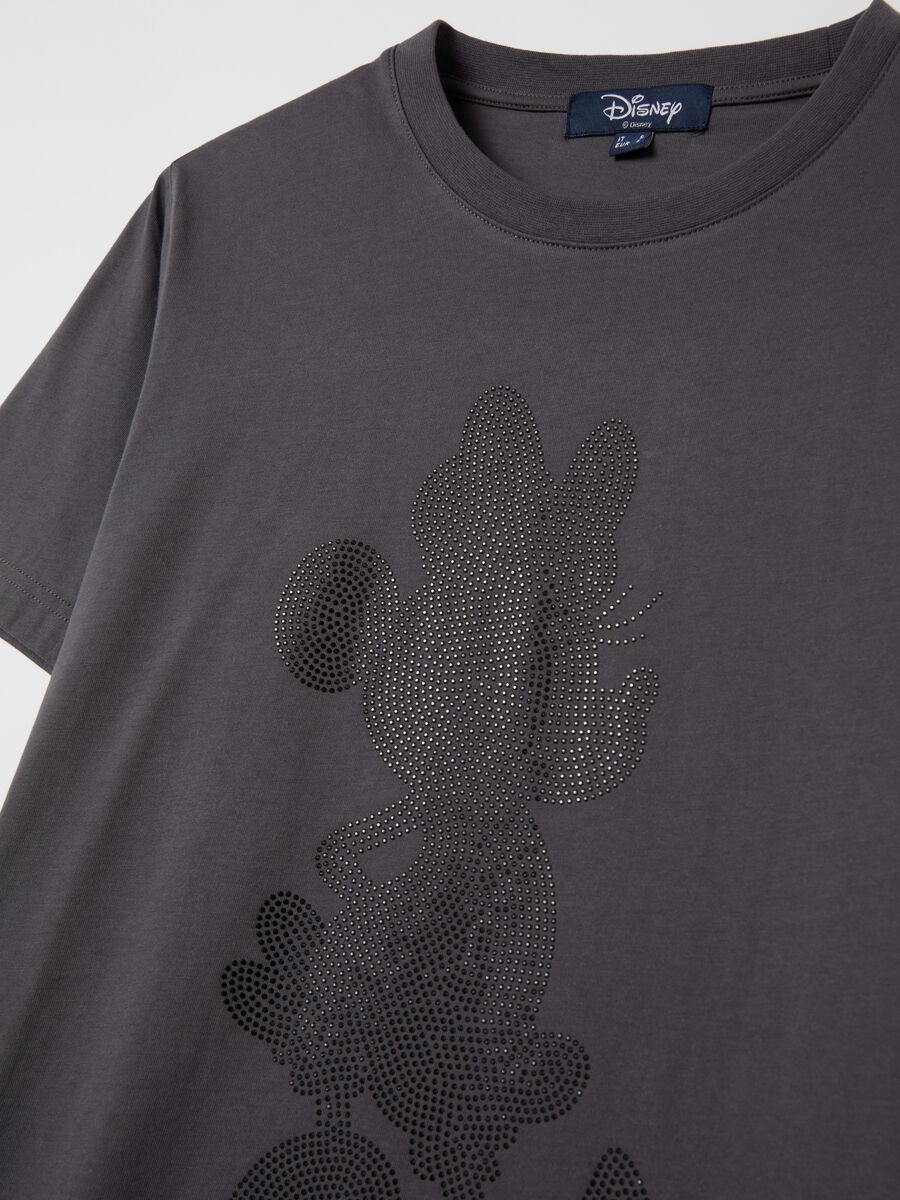 T-shirt with diamanté Minnie Mouse_5