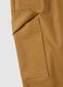Brown Cotton Blend Regular Fit Trousers_5