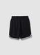 Blue shorts with elasticated waistband and drawstring_4