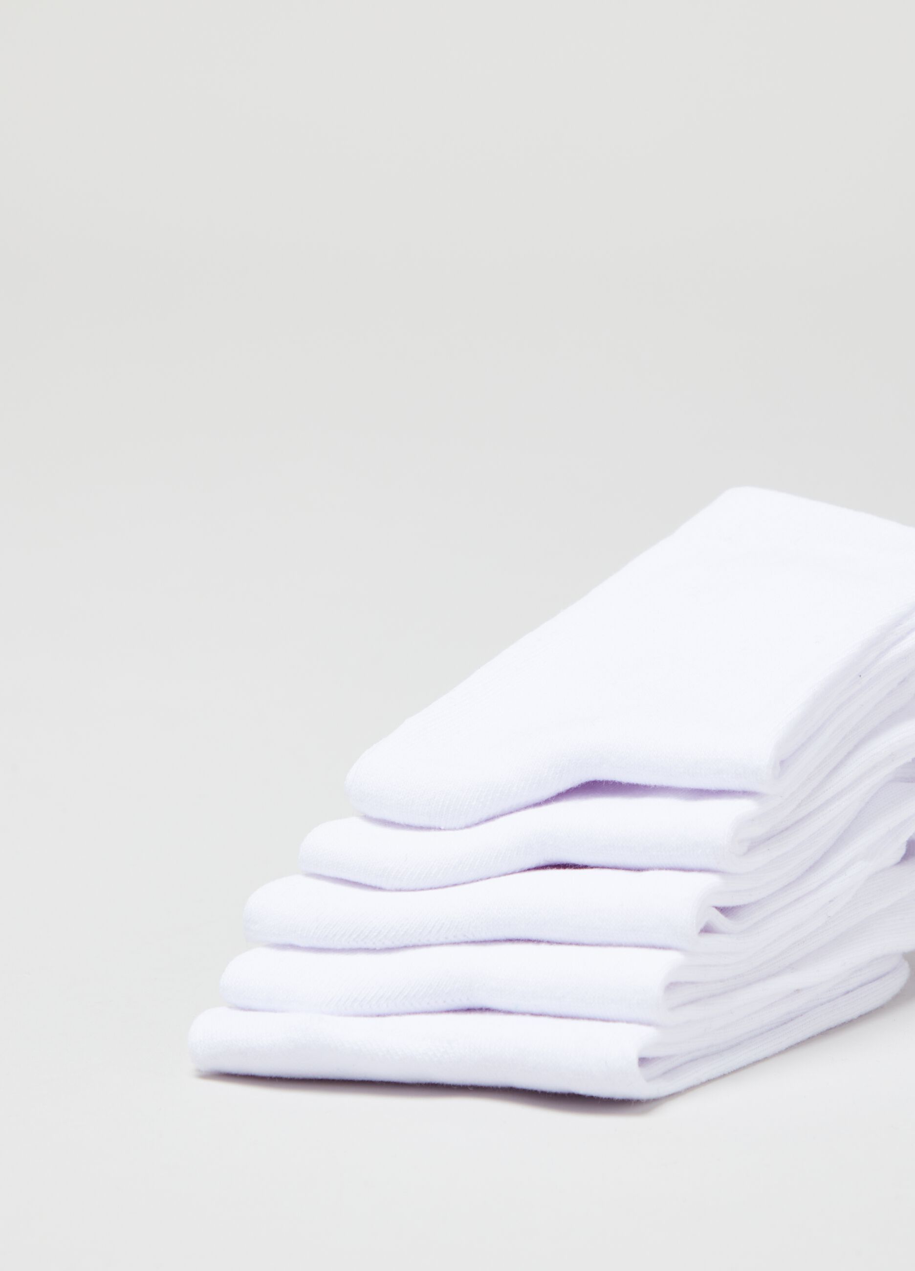 Set cinque calze corte stretch