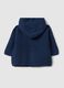 Baby Cardigan in Pure Blue Cotton_1