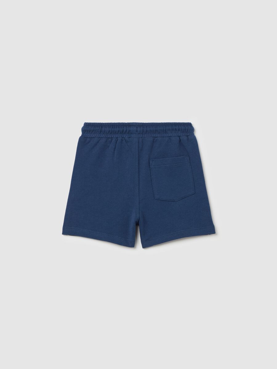 Cotton Bermuda shorts with drawstring_1