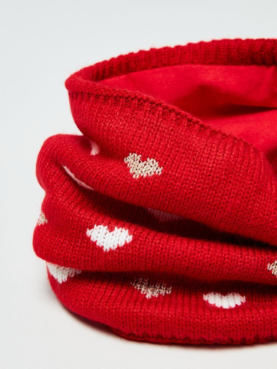 Scaldacollo in maglia con lurex_2