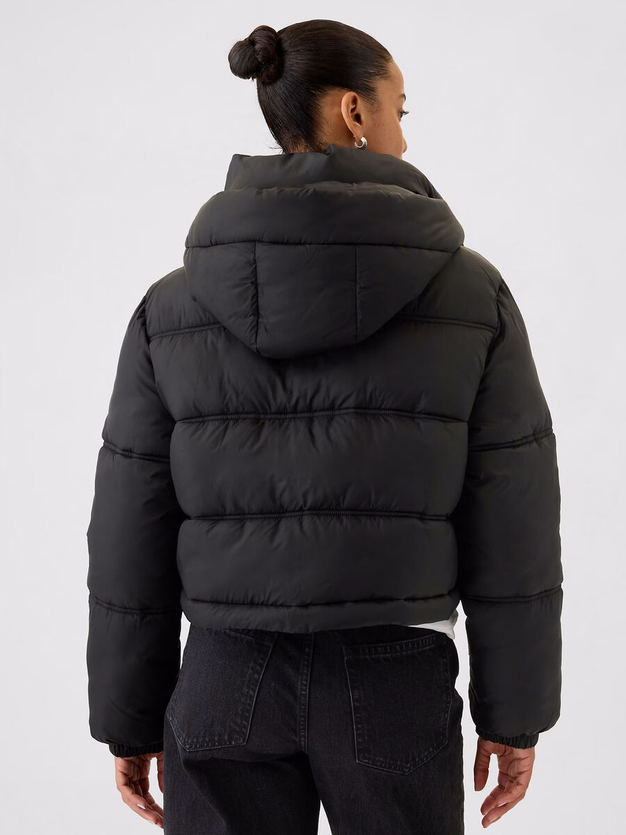 Short quilted down jacket with hood_2