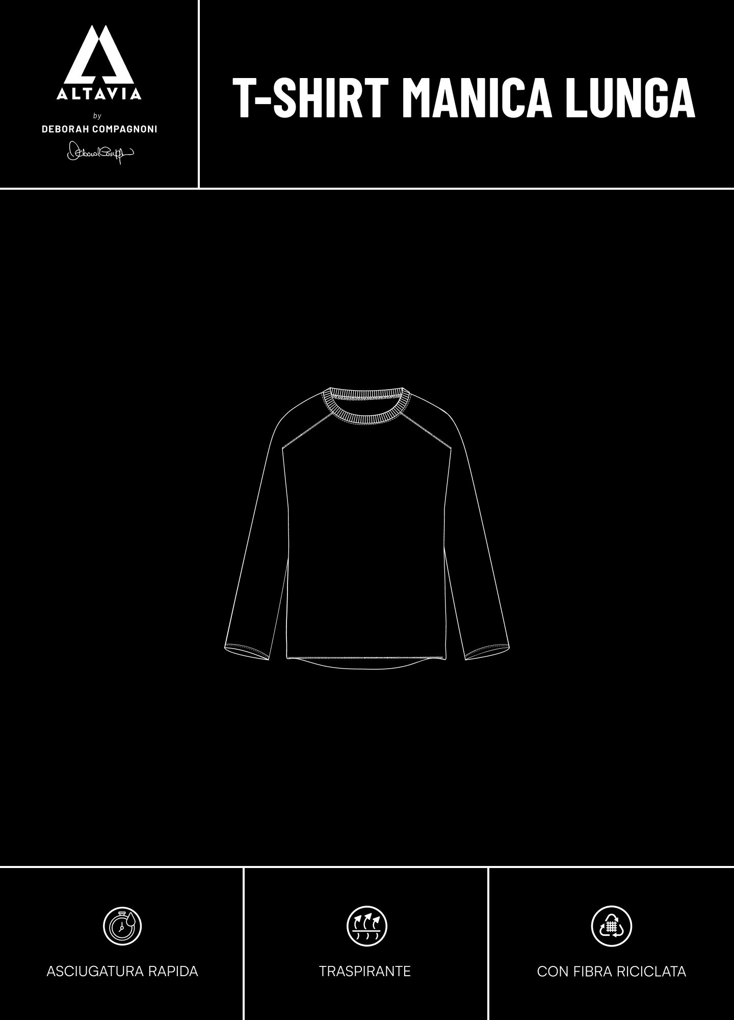 Long Sleeve T-shirt ALTAVIA WITH DEBORAH COMPAGNONI