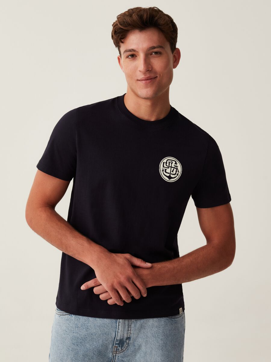 T-shirt in cotone con stampa_1