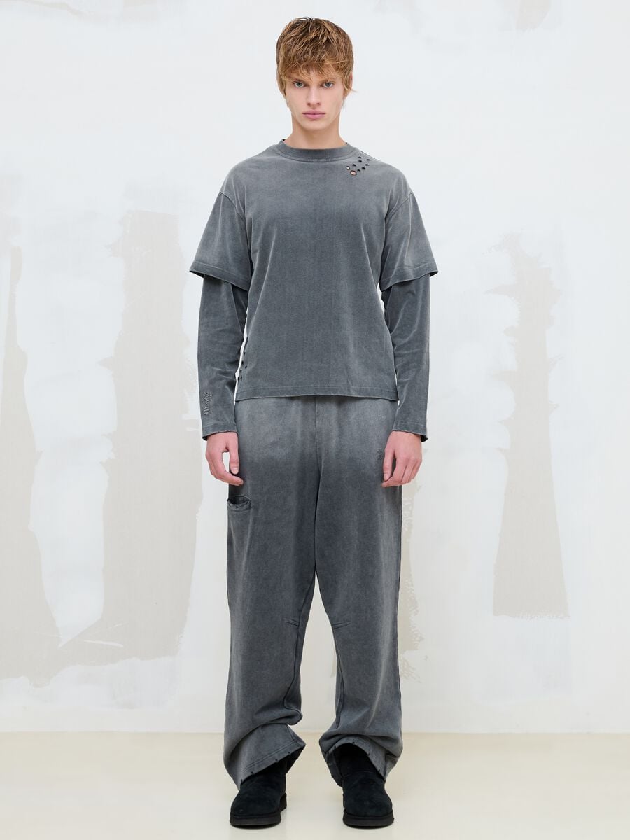 Double Longsleeve Sunfaded Grey_2