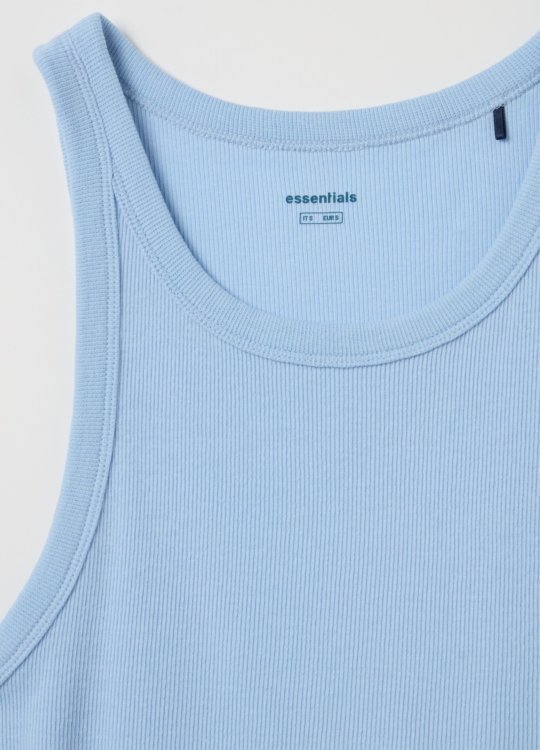 Ribbed tank top