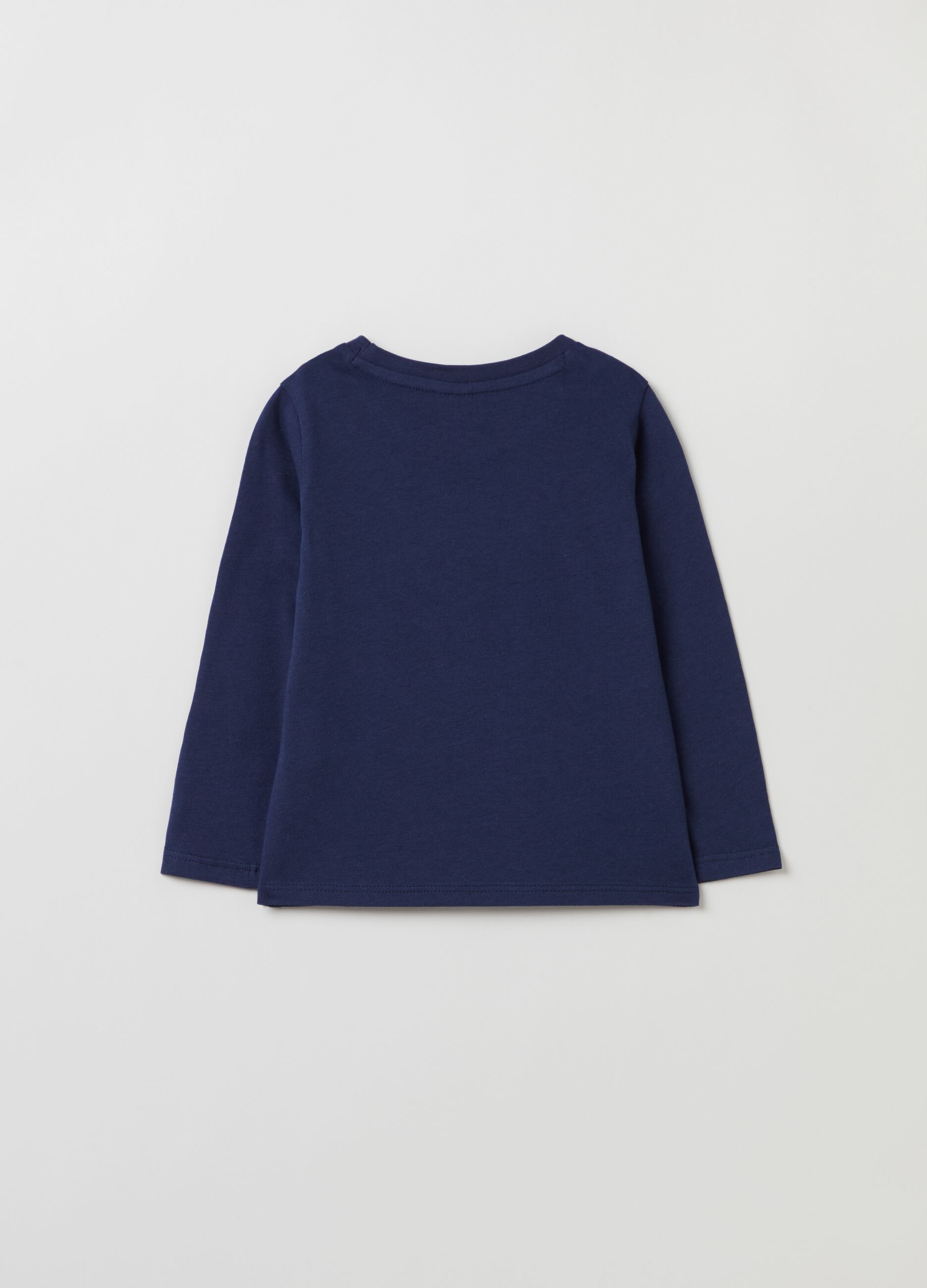 T-shirt a maniche lunghe con stampa_1