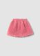Gonna rosa effetto teddy con vita elasticizzata_1