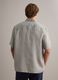 Grey pure linen shirt regular fit_3
