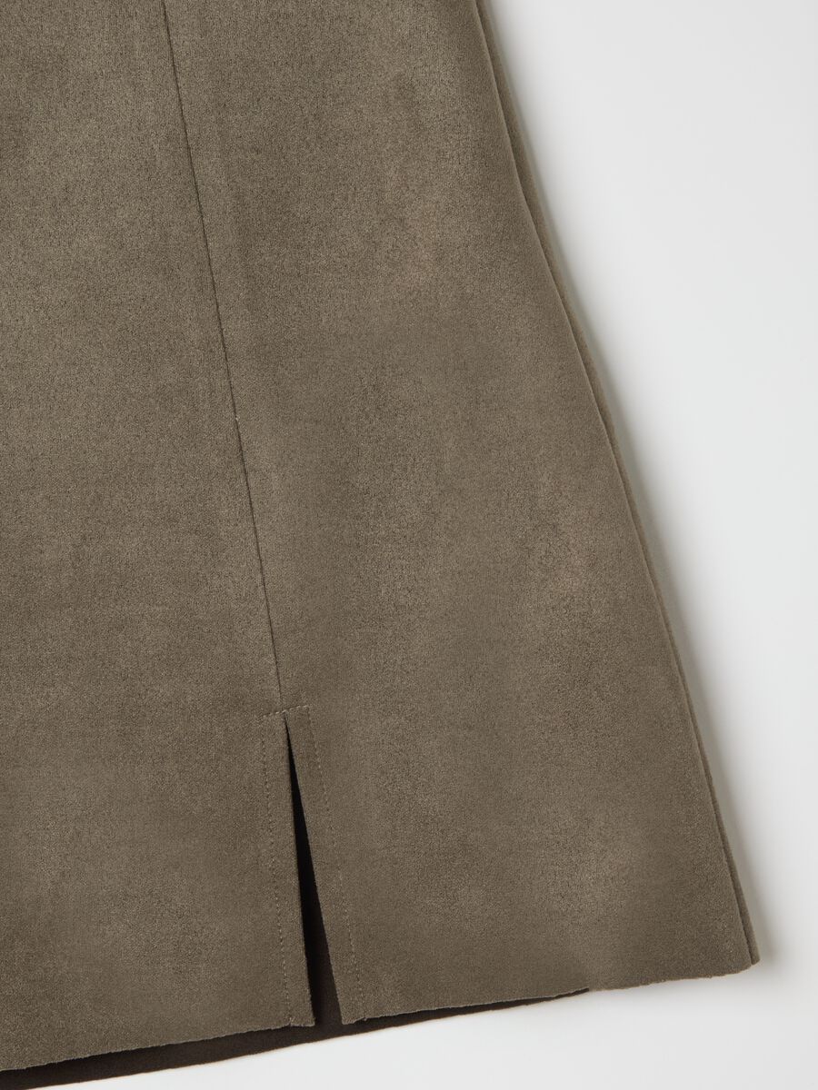Brown Mini Skirt_5