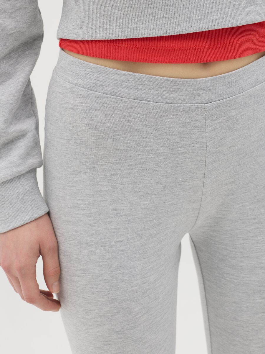 Grey stretchy cotton leggings by Ovs_2