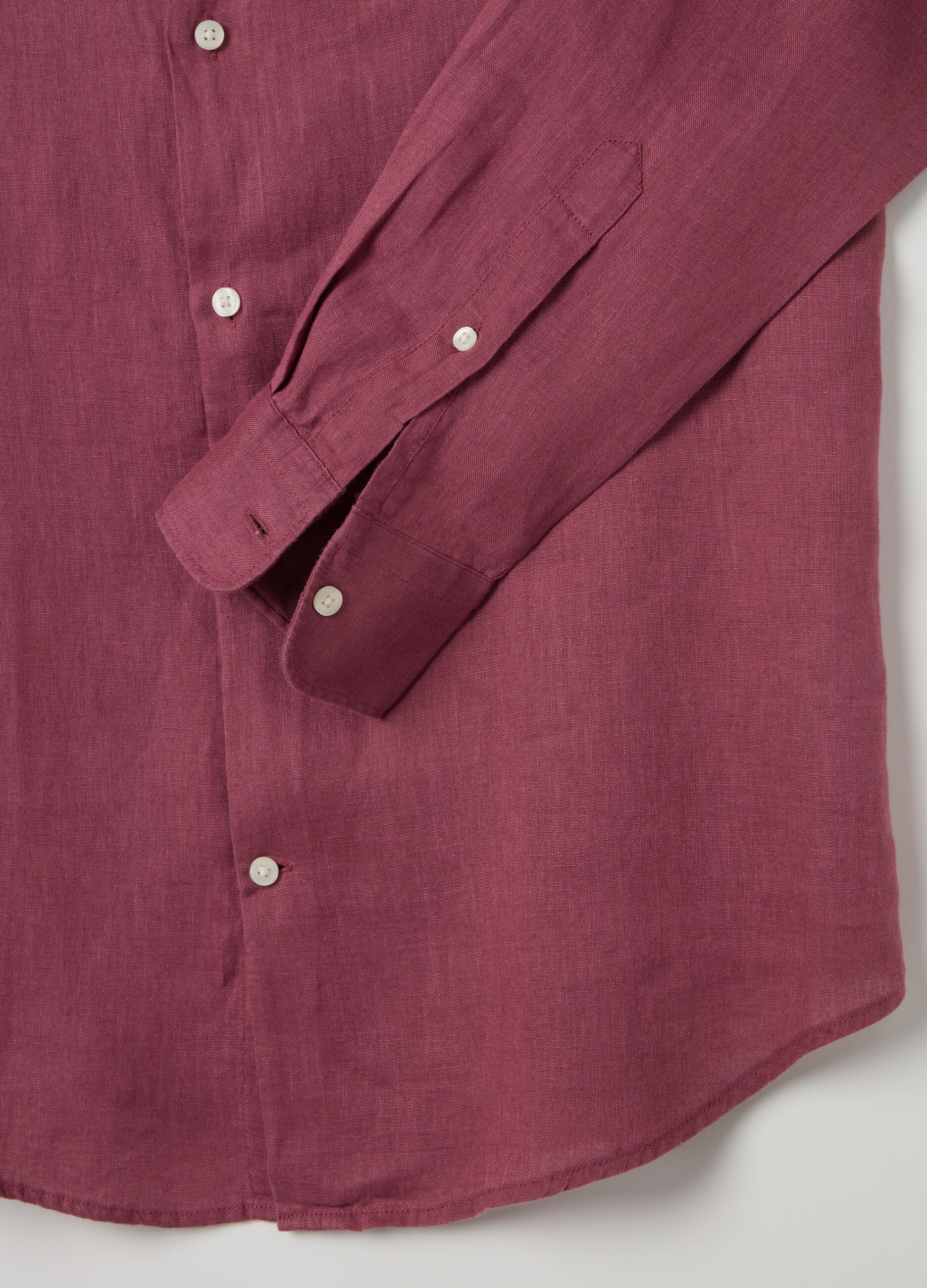 Regular-fit shirt in linen