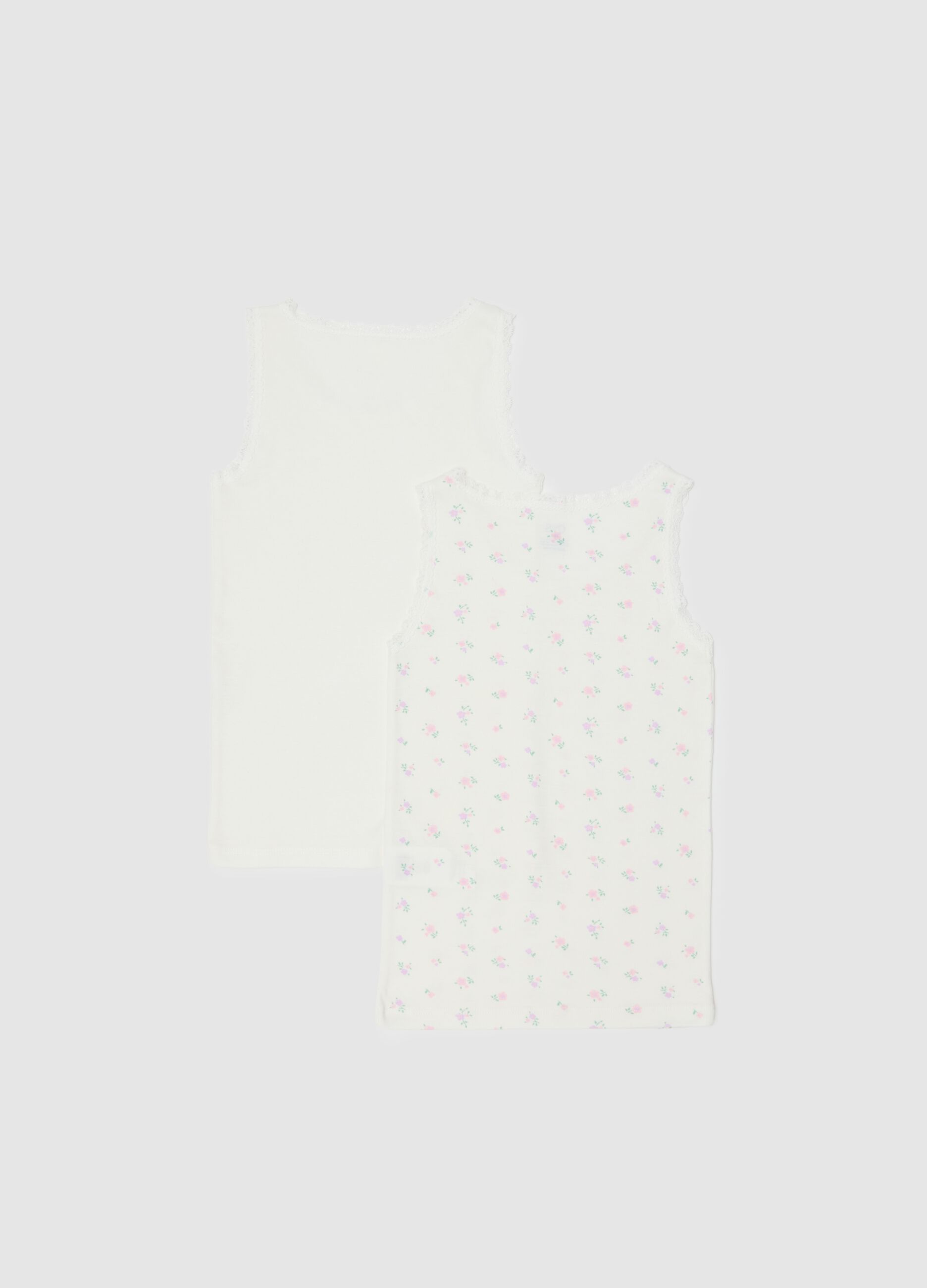 White Vest in Organic Cotton