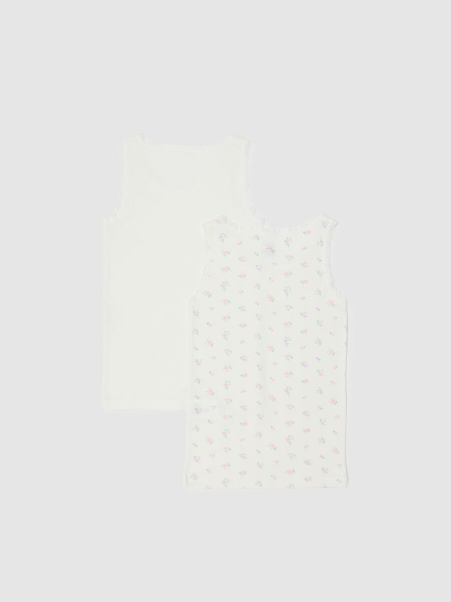 White Vest in Organic Cotton_1