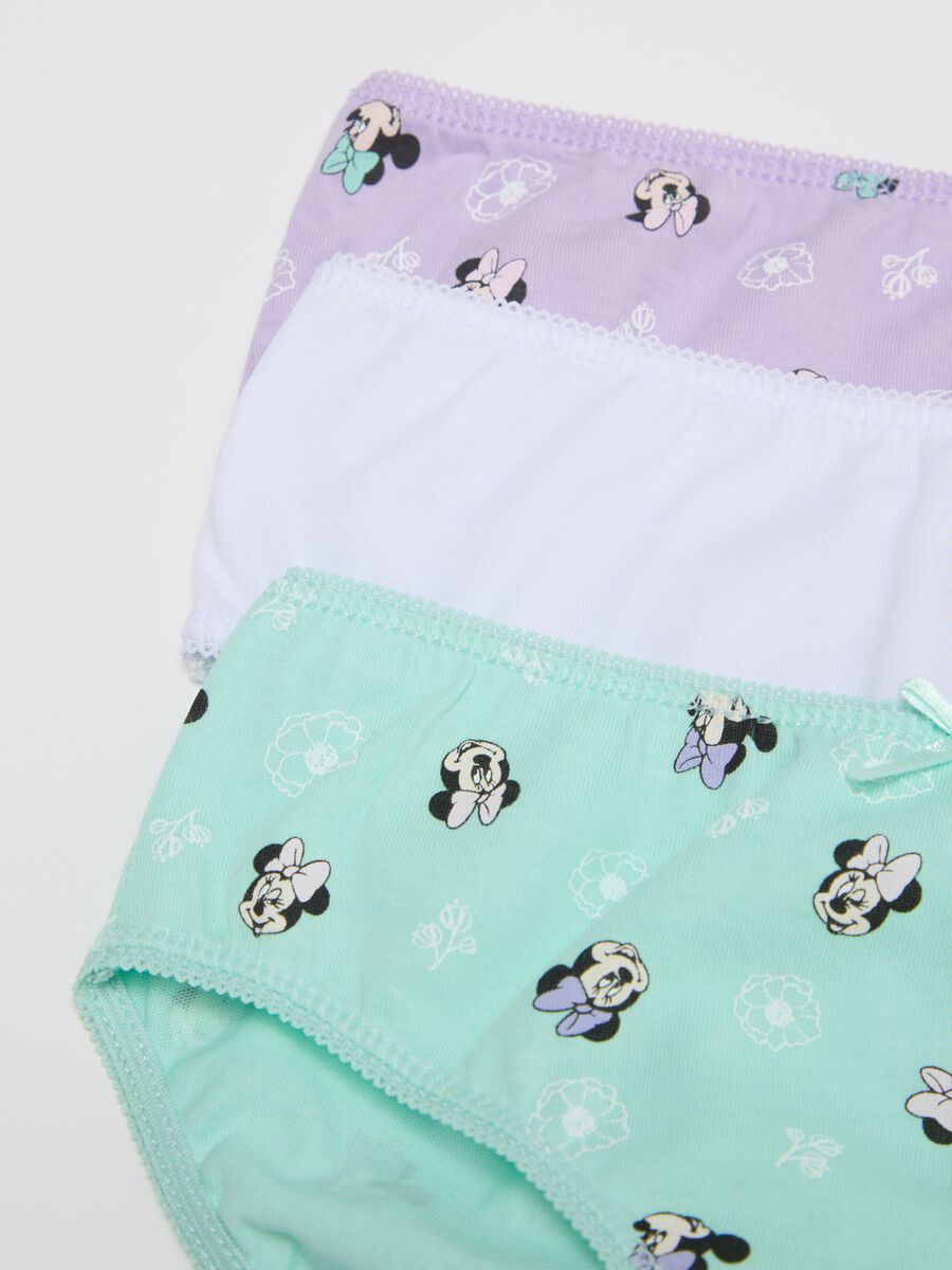 Five-pack briefs with Minnie Mouse print and bow_3