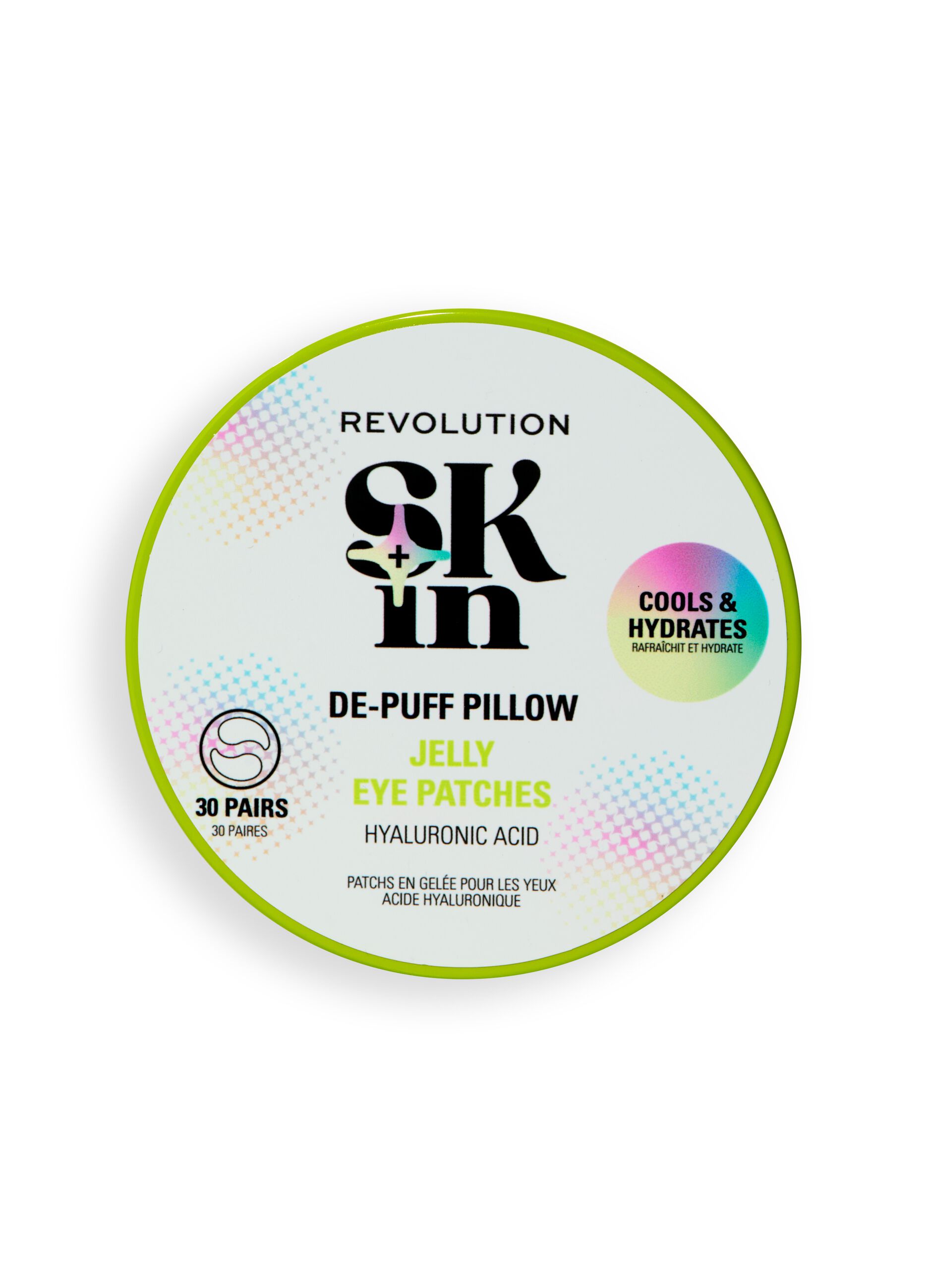 Revolution Skin De-Puff Pillow Eye Patch with Hydrogel and Hyaluronic Acid