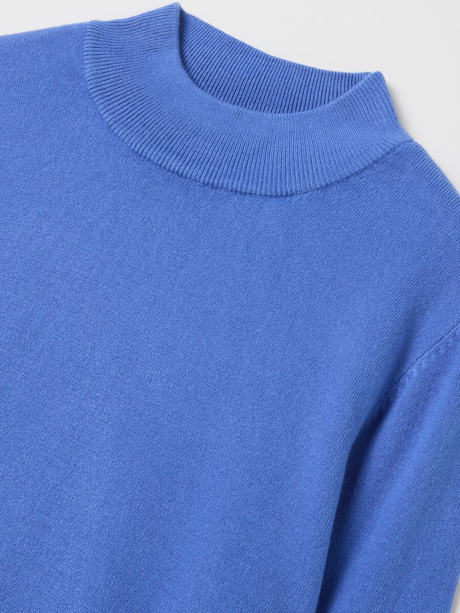 Pullover with mock neck_5