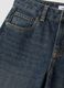 Jeans denim blu super wide leg in puro cotone_1