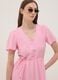 Pink striped viscose-blend dress_3