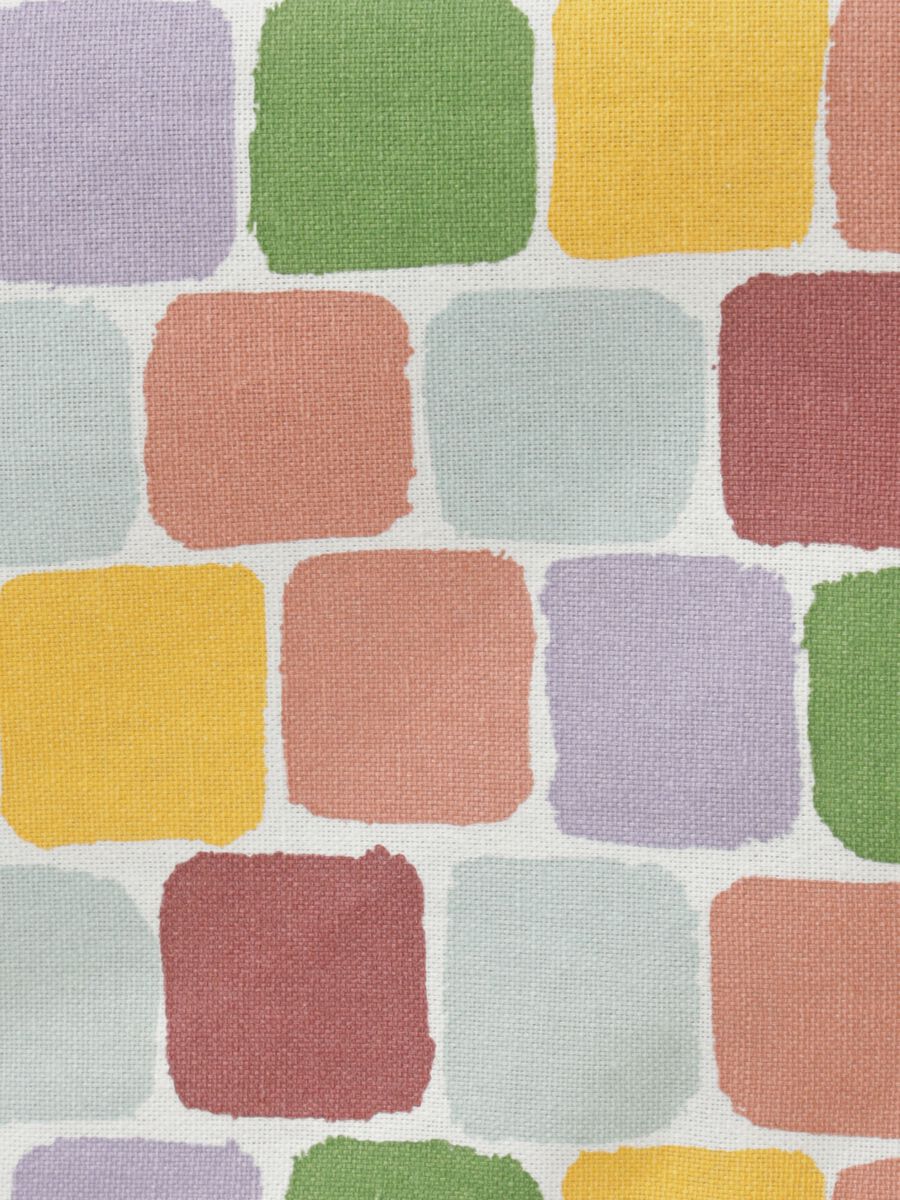 6-Seater tablecloth in multicoloured cotton_1