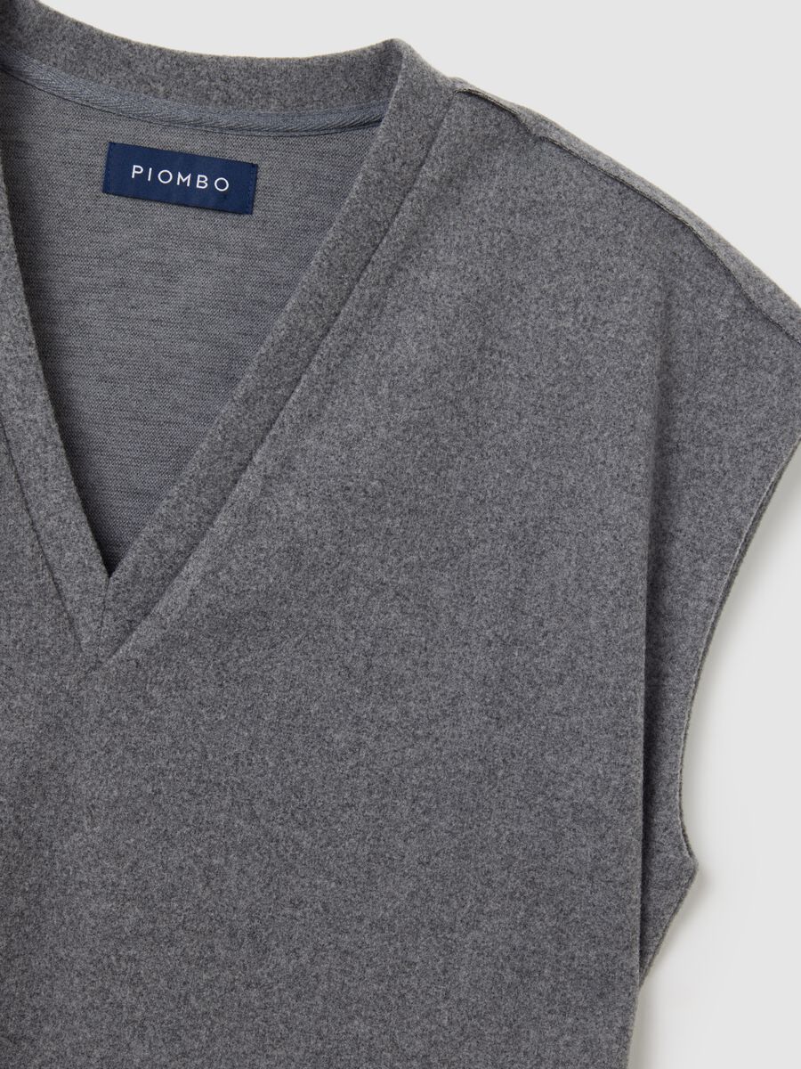 Grey Oversized Waistcoat_5