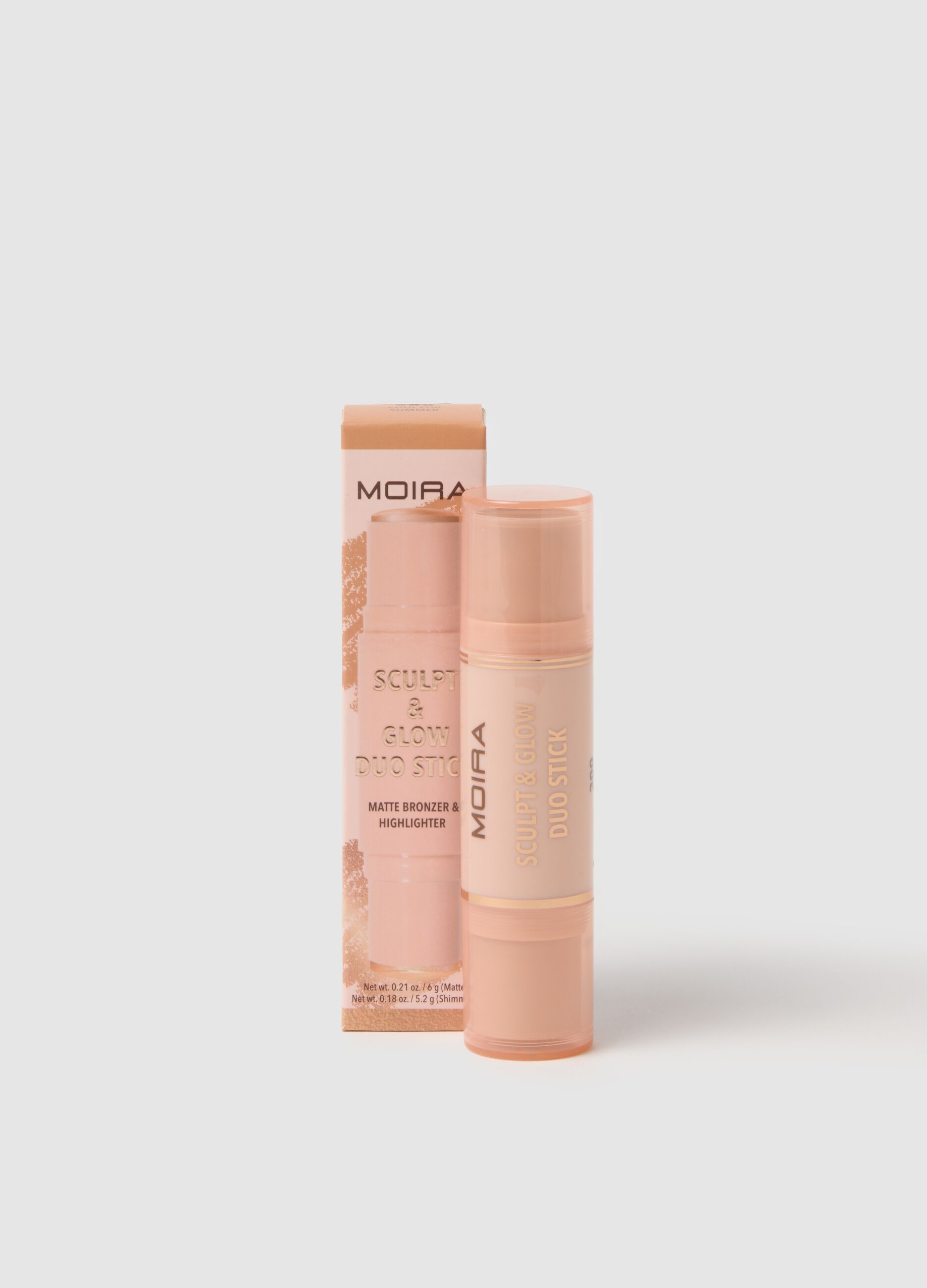 MOIRA SCULPT & GLOW DUO STICK 300 COOL FOR SUMMER - Korean make-up