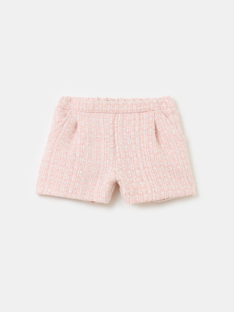 Shorts in tweed con lurex_0
