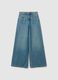 Wide Leg Denim Jeans_4