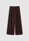 Brown Wide Leg Trousers_4