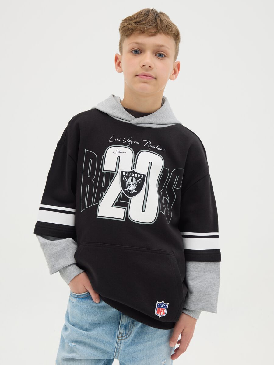 NBA Las Vegas Raiders sweatshirt with hood_0