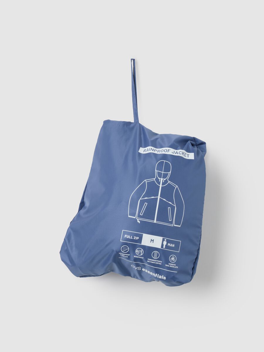 Men's Blue Windbreaker Jacket_6