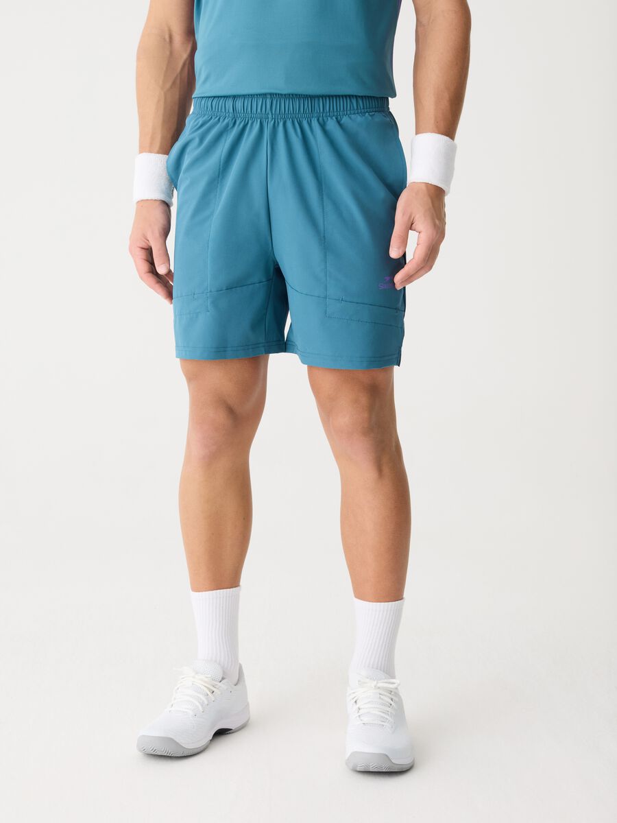SLAZENGER Bermuda shorts in technical fabric_1