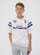 White relaxed-fit pure cotton crew-neck T-shirt with slogan for boys_1