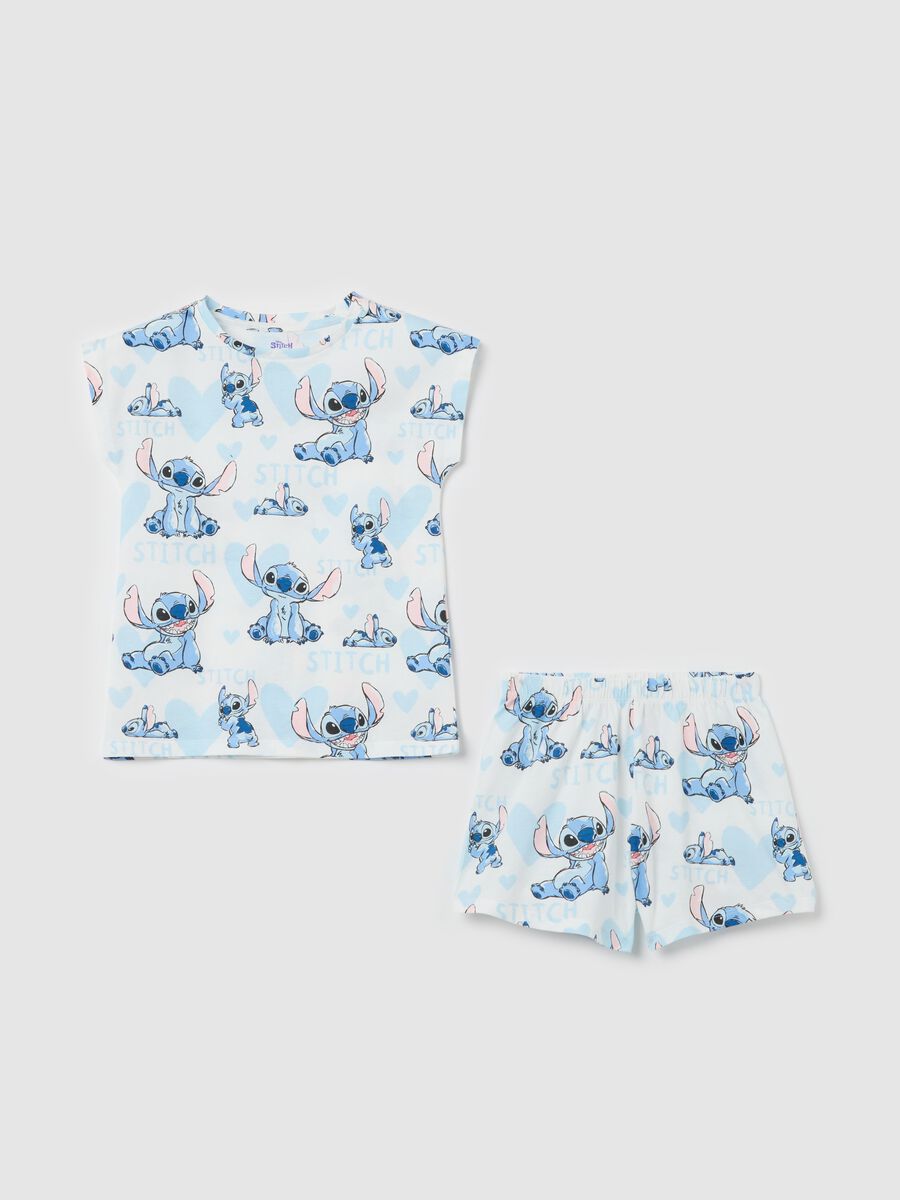 Short pyjamas with Stitch print_0