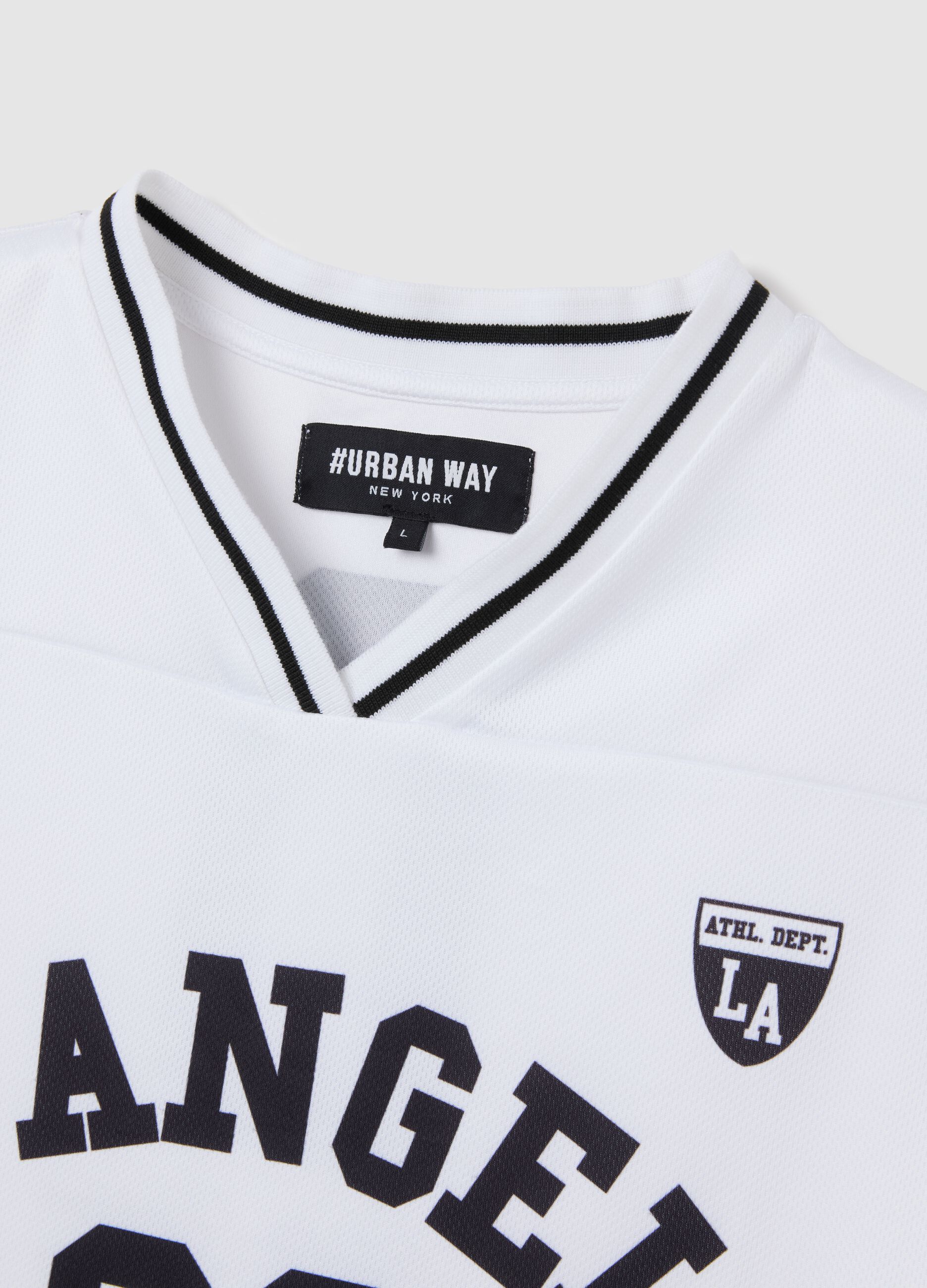 T-shirt da uomo in bianco regular fit