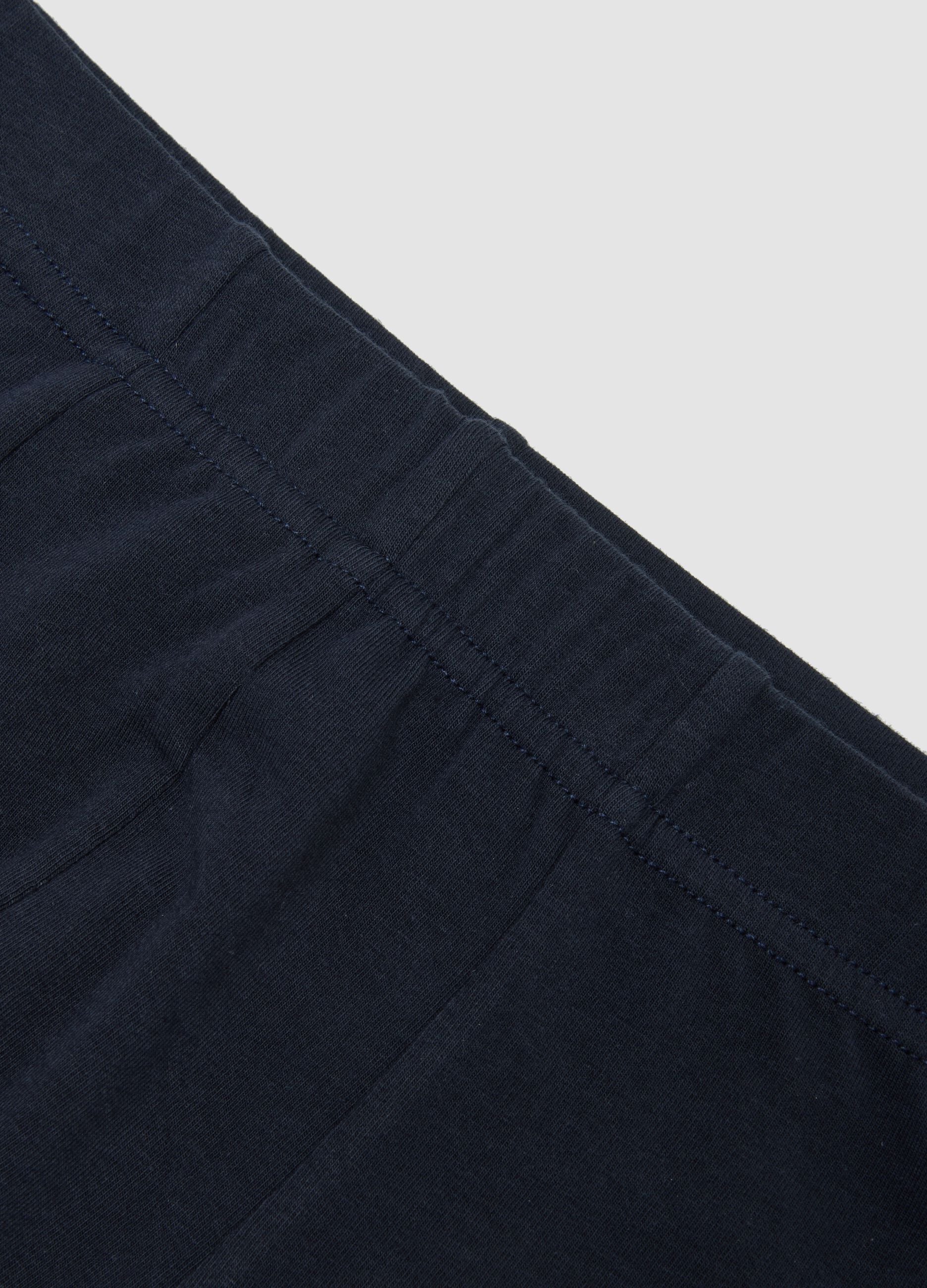 Blue organic cotton boxers