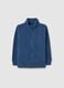 Child's blue fleece with high collar and full zip, over fit_0