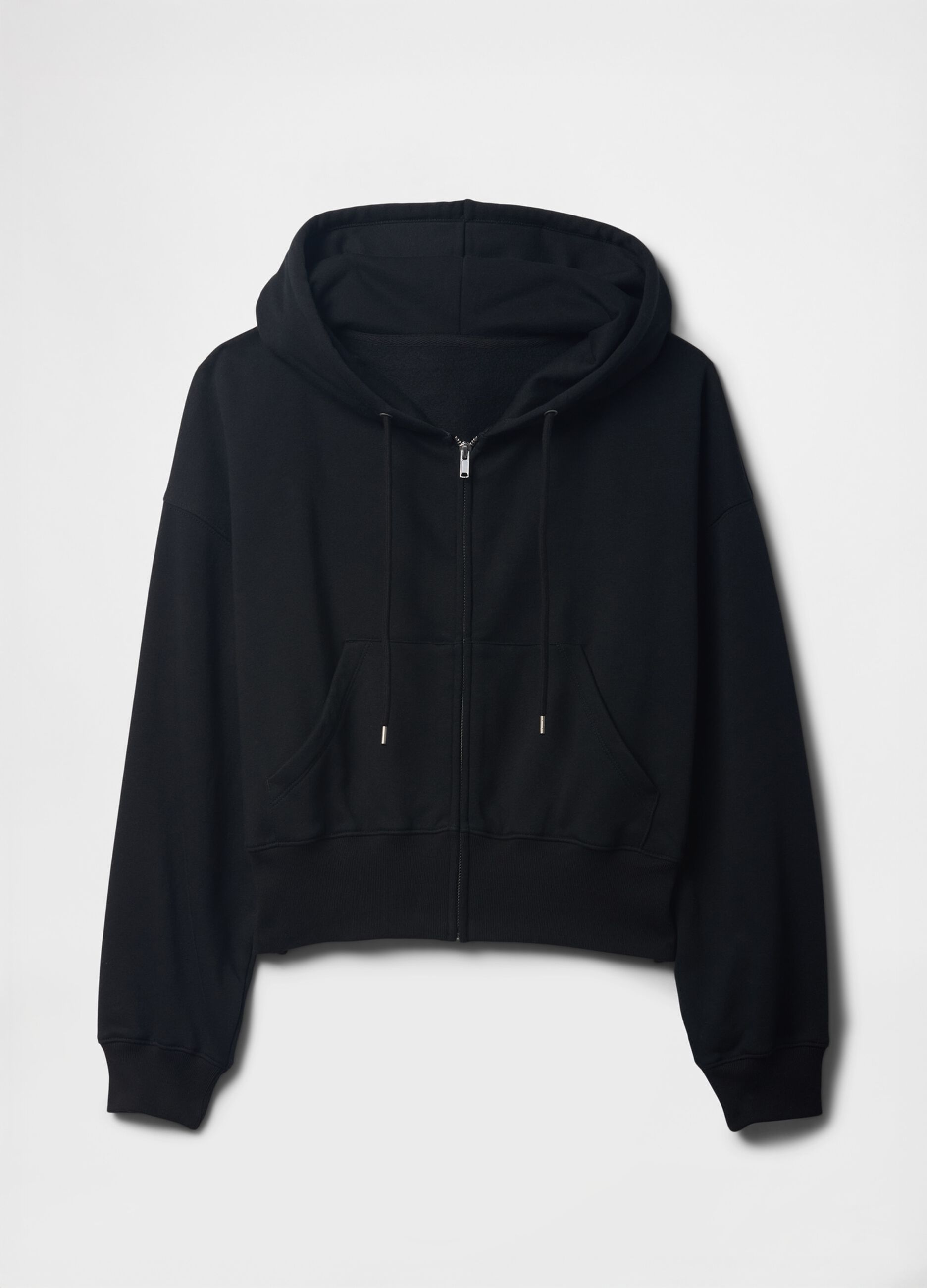 Black Full-Zip Hoodie