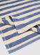 Multicoloured striped pure cotton baby beach poncho_3