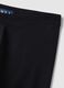 Leggings skinny fit neri in cotone elasticizzato_5