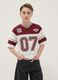 White pure cotton T-shirt with contrast panels_0