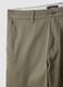Beige chino trousers in stretch cotton slim fit_5