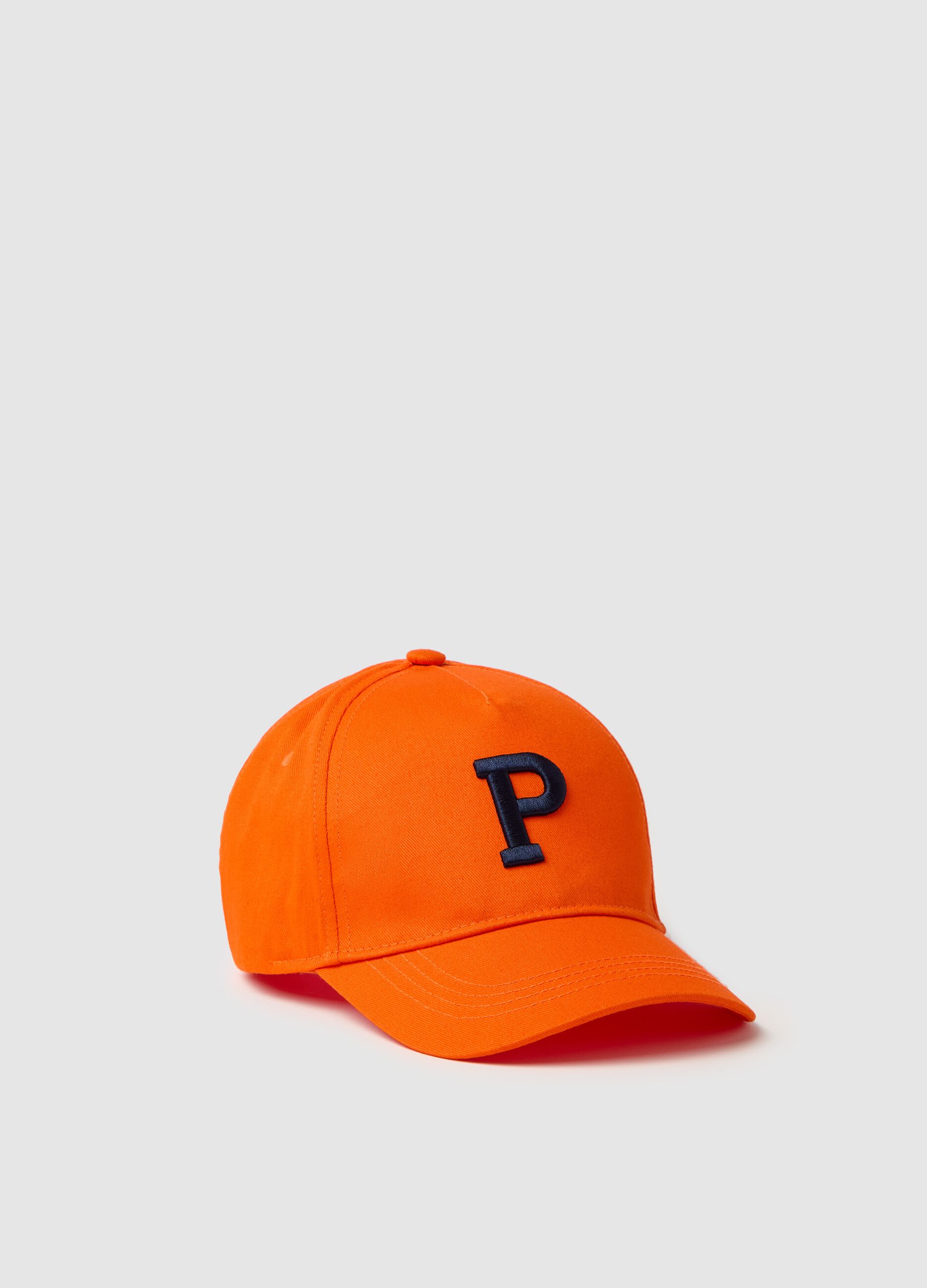 Baseball cap with embroidered logo